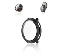 Case for AMAZFIT Active 2 Smart Watch,Hard PC case with Tempered glass Screen Protector Integrated Protective Cover - Anti-Fall Ultra-Thin Full Protection,Black