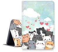 Case for Amazon Fire HD 10 and 10 Plus Tablet (13th/11th Generation, 2023/2021 Release) 10.1" PU Leather Smart Protective Cover with Auto Sleep/Wake for Fire HD 10 2023,Cute Cartoon Cats and Dogs