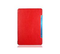 Case for Amazon Kindle 4 & Kindle 5 Modle:D01100 Business Intelligence Classic Ultrathin Leather Cover with Auto Sleep/Wake (Red)