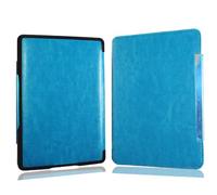Case for Amazon Kindle 4 & Kindle 5 Modle:D01100 PU Leather Cover Business Intelligence Classic Ultrathin PU Leather Cover with Auto Sleep/Wake (Sky blue)