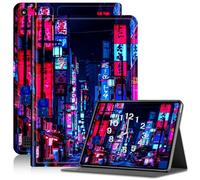 Case for Amazon Kindle Fire 7 Case 2019/2017 Release 9th/7th Generation, PU Leather Adjustable Stand Shockproof Smart Cover with Auto Wake/Sleep Kindle Fire 7 Case, Tokyo Street