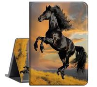 Case for Amazon Kindle Fire HD 8 Tablet & 8 Plus Tablet(12th Generation/10th Generation, 2024/2022/2020 Release),Lightweight Smart Shell Stand Cover with Auto Wake/Sleep,Prairie Horse