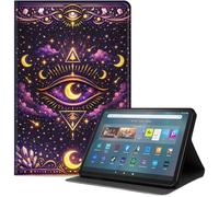 Case for Amazon Kindle Fire Max 11 Tablet (13th Gen, 2023 Release) 11", Slim PU Leather Folio Cover with Auto Wake/Sleep, Multi-Angle Stand Cover, Mystical Third Eye Stars