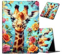 Case for Amazon Kindle Fire Max 11 Tablet (13th Generation, 2023 Release) 11", Slim Durable PU Leather Folio Adjustable Stand Shockproof Cover with Smart Sleep/Wake, Giraffe