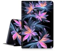 Case for Amazon Kindle Scribe 10.2 Inch 2024 & 2022 Released PU Leather Smart Protective Cover with Auto Sleep/Wake for Kindle Scribe 10.2 2024 & 2022,Flower Pink