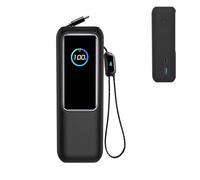 Case for Anker Laptop Power Bank(25,000mAh),NOUKAJU Silicone Protective Cover,Drop-Proof,Scratch-Proof,Shock-Proof,Protective Case for Anker Laptop Power Bank 25,000mAh 165W(Black)