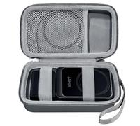 Case for Anker MagGo 3-in-1 Charging Station Qi2 Certified 15W MagSafe, Foldable Magnetic Wireless Stand Holder for Apple Watch USB-C Charger Cable, Portable Travel Storage Bag for Essentials, Black