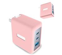 Case for Anker Nano 100W USB-C Charger - Soft Silicone Protective Cover for Dynamic Charger,Shockproof Dustproof Charging Block Protector Sleeve[Pink]