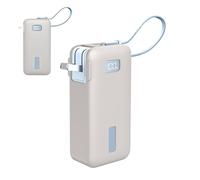 Case for Anker Nano 3-in-1 Portable Charger 10000mAh - Washable Protection Sleeve, Full Access to Charging Ports, Shockproof, Drop-Resistant, with Case-Friendly Charging[Gray]