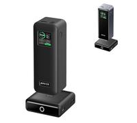 Case for Anker Prime 27,650mAh Power Bank (250W) and 100W Charging Base,NOUKAJU Silicone Protective Cover,Drop-Proof,Scratch-Proof,Protective Case for Anker Prime Power Bank 27,650mAh(Black)