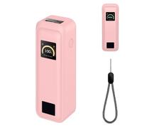 Case for Anker Prime Power Bank 20,100mAh 3-Port Portable Charger - Washable Protection Sleeve, Full Access to Charging Ports, Shockproof, Drop-Resistant, with Case-Friendly Charging[Pink]