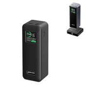 Case for Anker Prime Power Bank(27,650mAh),NOUKAJU Silicone Protective Cover,Drop-Proof,Scratch-Proof,Shock-Proof,Protective Case for Anker Prime 27,650mAh Power Bank 250W(Black)