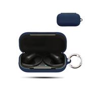 Case for Anker Soundcore AeroFit 2 Pro Wireless Earbuds,daunke Soft Silicone Protective Cover,Case with Round buckle,Full Protection,Blue