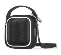 Case for Anker Soundcore Boom Go 3i Portable Bluetooth Speaker,Silicone Portable Protective Case with Carabiner&Lanyard,Soft Flexible Anti-Scratch Shockproof (Black)