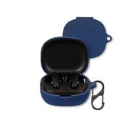 Case for Anker Soundcore P20i/R50i Earbuds, Soft Silicone Shockproof Protective Cover with Carabiner (Dark Blue)
