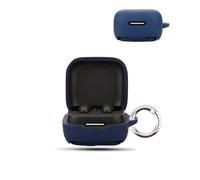 Case for Anker Soundcore P31i Wireless Earbuds,daunke Soft Silicone Protective Cover,Case with Round buckle,Full Protection,Blue