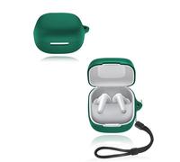 Case for Anker Soundcore P31i Wireless Earbuds, yystao Soft Silicone Protective Cover compatible with Anker Soundcore P31i, With Lanyard, Dustproof, Shockproof & Durable, Green