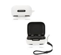 Case for Anker Soundcore P31i Wireless Earbuds, yystao Soft Silicone Protective Cover compatible with Anker Soundcore P31i, With Lanyard, Dustproof, Shockproof & Durable, White