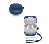 Case for Anker Soundcore P31i Wireless Earbuds, yystao Soft Silicone Protective Cover compatible with Anker Soundcore P31i, With Lanyard, Dustproof, Shockproof & Durable, Blue