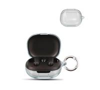 Case for Anker Soundcore R50i / P20i Wireless Earbuds,daunke Soft TPU Protective Cover,with Round buckle,Full Protection,Transparent