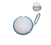 Case for Anker Soundcore Sleep A20 Wireless Earbuds,with Keychain & Lanyard,Soft Silicone Protective Cover,Full Protection,Transparent blue