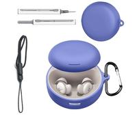 Case for Anker Soundcore Sleep A30 - Liquid Silicone Full-Body Protective Cover, Compatible with Wired & Wireless Charging, Anti-Fingerprint, Dustproof, Shockproof, Skin-Friendly Texture(Dark Blue)