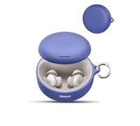 Case for Anker Soundcore Sleep A30 Wireless Earbuds,daunke Soft Silicone Protective Cover,Case with Round buckle,Full Protection,Blue