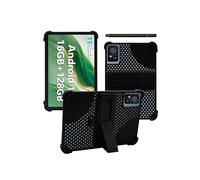 Case for ANTEMPER 2025 Android Tablet 11 inch,WUNIAK Hollow Back Design,Heat Dissipation Shockproof Lightweight Adjustable Kickstand Silicone Shell&Kids Friendly Soft Case,Black