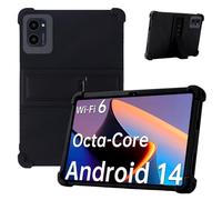 Case for ApoloSign EM101A 10.1-Inch Tablet - Shockproof Silicone Protective Cover with Kickstand, Drop-Resistant Business Style (Black)