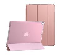 Case For Apple iPad Air 1 2013, iPad Air 2 2014, iPad 5th Generation 9.7” 2017 & 6th Gen 9.7” 2018, Slim Lightweight Smart Shell Stand Cover for iPad 9.7-inch (Rose Gold)
