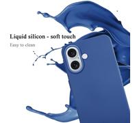 Case for Apple iPhone 16 PLUS Protection Phone Cover TPU Silicone Liquid