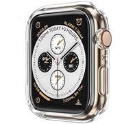 Case for Apple Watch Series 9/8 / 7 41mm Protective Case Screen Protector Thin Soft Silicone TPU Cover iWatch Cover Protection Clear Slim Case Bumper - Transparent