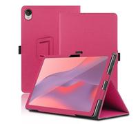Case for ASUS Chromebook CM32 Detachable 12.1 inch, Chromebook CM32 Detachable (CM3206) Tablet Case, Folding Stand Protective Cover with Pencil Holder and Wrist Strap, Full Protection. (Red)