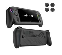 Case for ASUS ROG Xbox Ally X,NOUKAJU Game Console Case with Keycaps,Anti-Drop, Anti-Scratch,Shockproof,Silicone Protective Cover for ASUS ROG Xbox Ally X Handheld Video Game Console(Black)