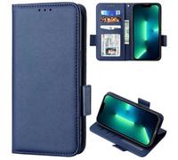 Case for Asus Zenfone 12 Ultra Case, Shockproof Premium Leather Flip Folio Cover Wallet Phone Case Protector Full Protection Card Slots Kickstand for Asus Zenfone 12 Ultra Navy blue