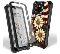Case for AT&T Trek SN515AR w/Screen Protector, Flag Flower