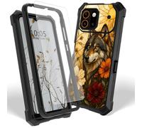 Case for AT&T Trek SN515AR w/Screen Protector, Flower Wolf