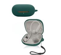 Case for Beats Powerbeats Pro 2 Wireless Bluetooth Earbuds, Soft Silicone Case with lanyard - Skin-friendly & Durable,Green