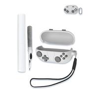 Case for Beats Solo Buds True Wireless Bluetooth Earbuds, Soft Silicone Protective Portable Scratch Shock Resistant Shell with Cleaner Kit & Carabiner & Lanyard，Light Grey