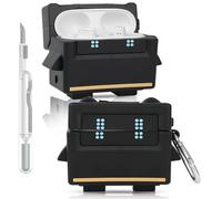 Case for Beats Studio Buds/Buds Plus Earbuds | Silicone Charging Protective Cover | with Cleaning Kit and Carabiner | Multiple Styles Skin Design | Case for Boys Girl Teen (EyeRT, Cartoon)