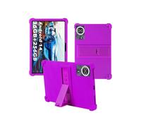 Case for BEYODFU A140 2025 Upgraded Android 14 Tablet 14 inch,WUNIAK Shock Proof Lightweight Stand Rubber Shell Protective Cover,Kids Friendly Soft Silicone Adjustable Stand Cover,Purple