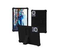Case for BEYODFU A140 2025 Upgraded Android 14 Tablet 14 inch，WUNIAK Shock Proof Lightweight Stand Rubber Shell Protective Cover,Kids Friendly Soft Silicone Adjustable Stand Cover,Black