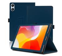 Case for Blackview Link 2 8.68 inch, Blackview Link 2 Tablet Case, Folding Stand Protective Cover with Pencil Holder and Wrist Strap, Full Protection. (Blue)