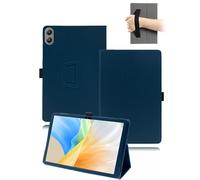 Case for Blackview LINK 2 8.68 inch Tablet - PU Leather Folio Cover with Folding Stand,toergy Hand Strap & Pencil Holder, Blue