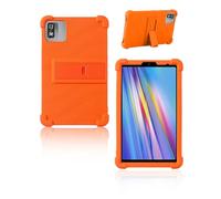 Case for Blackview Link 2 Tablet 8.68 inch 2025 Newest, yystao Kids Skin-Friendly Soft Silicone Protective Cover compatible with Blackview Link 2, Adjustable Stand (Orange)