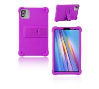 Case for Blackview Link 2 Tablet 8.68 inch 2025 Newest, yystao Kids Skin-Friendly Soft Silicone Protective Cover compatible with Blackview Link 2, Adjustable Stand (Purple)