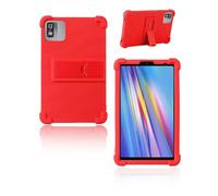 Case for Blackview Link 2 Tablet 8.68 inch 2025 Newest, yystao Kids Skin-Friendly Soft Silicone Protective Cover compatible with Blackview Link 2, Adjustable Stand (Red)