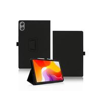 Case for Blackview Link 2 Tablet 8.68 Inch, yystao PU leather Protective Cover Compatible with Blackview Tablet Link 2 - Hand-strap design, Skin-textured full wrap design, Black