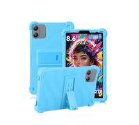 Case for Blackview Link2/Blackview Link 2 8 Inch Tablet,daunke Soft Silicone Cover,with Folding Stand,Lightweight Shockproof,Anti-Scratch,All-Around Protection,Sky blue