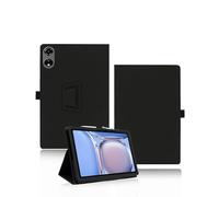 Case for Blackview Mega 3 Tablet 12.1 Inch 2025 Newest, yystao PU leather Protective Cover Compatible with Blackview Mega 3 - Hand-strap design, Skin-textured full wrap design, Black